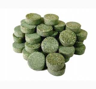 Spirulina w tabletkach dla ryb tropikalnych i krewetek DUŻY SŁOIK 500ml