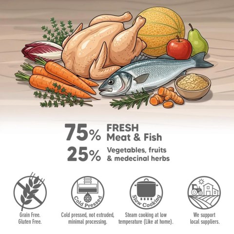 ARQUIVET FRESH półwilgotny przysmak z kurczakiem 300 g