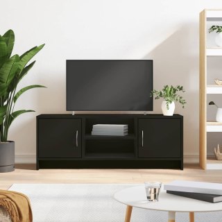  Szafka pod TV, czarna, 102x30x37,5 cm, materiał drewnopochodny