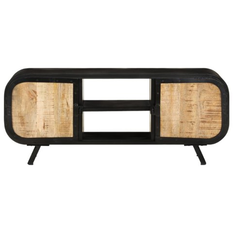  Szafka pod telewizor, 110x30x45 cm, surowe drewno mango