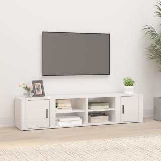  Szafki pod TV, 2 szt., białe, wysoki połysk, 80x31,5x36 cm