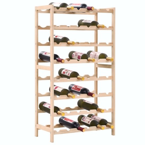  Stojak na wino z drewna cedrowego, 57,5 x 28 x 102 cm