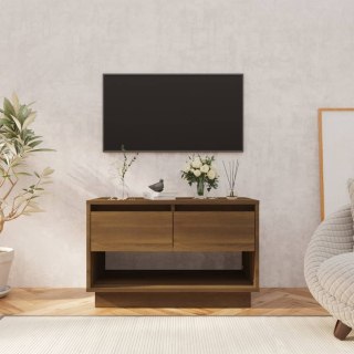  Szafka pod TV, brązowy dąb 70x41x44 cm materiał drewnopochodny