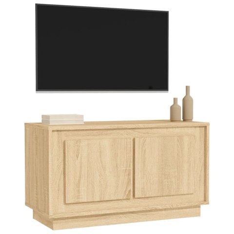  Szafka pod TV, dąb sonoma, 80x35x45 cm, materiał drewnopochodny