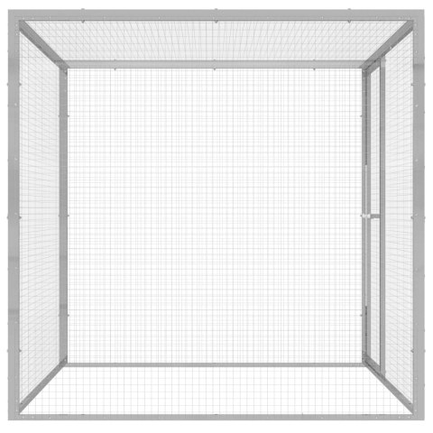  Klatka dla kota, 1,5 x 1,5 x 1,5 m, stal galwanizowana