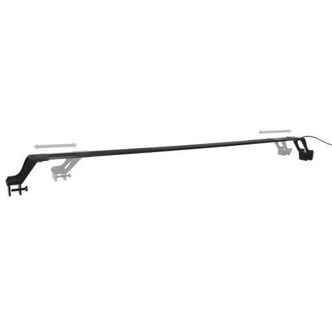  Lampa LED do akwarium, z zaciskami, 115-130 cm, niebiesko-biała