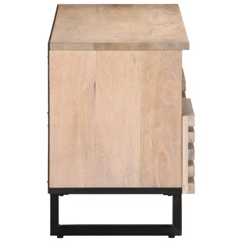  Szafka pod telewizor, 100x34x46 cm, lite drewno mango