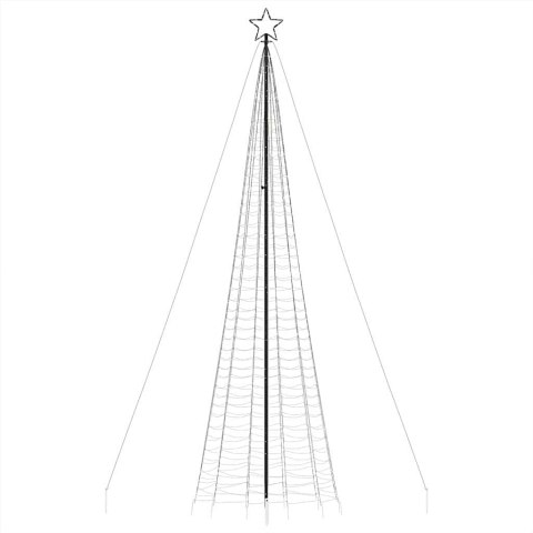  Choinka z lampek, z kołkami, 1534 ciepłych białych LED, 500 cm