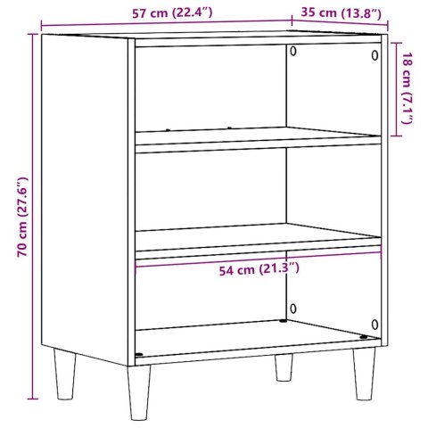  Szafka, stare drewno, 57x35x75 cm, materiał drewnopochodny