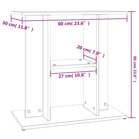  Szafka pod akwarium, czarna, 60x30x60 cm