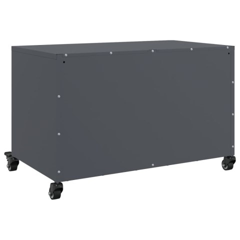  Szafka RTV, antracytowa, 68x39x43,5 cm, stal