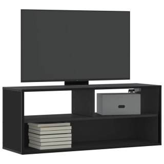  Szafka pod TV, czarna, 100x31x39,5 cm, materiał drewnopochodny