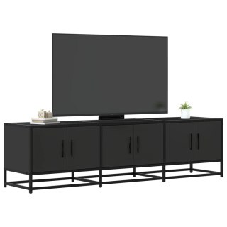  Szafka pod TV, czarna, 150x35x41 cm