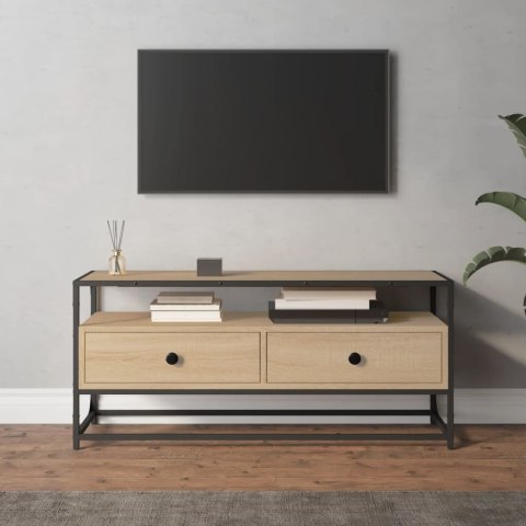  Szafka pod TV, dąb sonoma, 100x35x45cm, materiał drewnopochodny