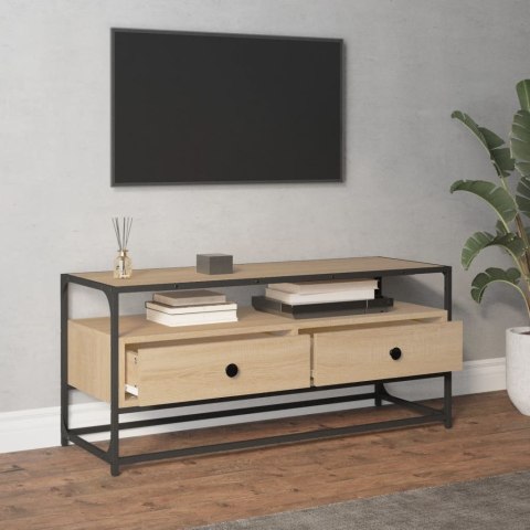  Szafka pod TV, dąb sonoma, 100x35x45cm, materiał drewnopochodny