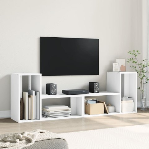  Szafki pod TV, 2 szt., białe, 75x30x50 cm