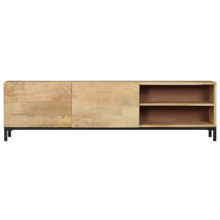  Szafka pod TV, 145x30x41 cm, lite drewno mango