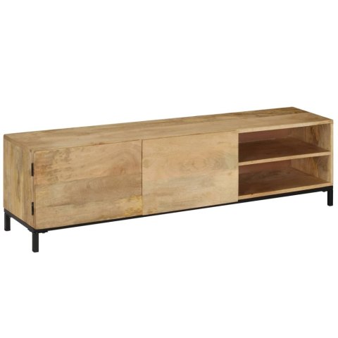  Szafka pod TV, 145x30x41 cm, lite drewno mango