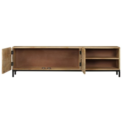  Szafka pod TV, 145x30x41 cm, lite drewno mango