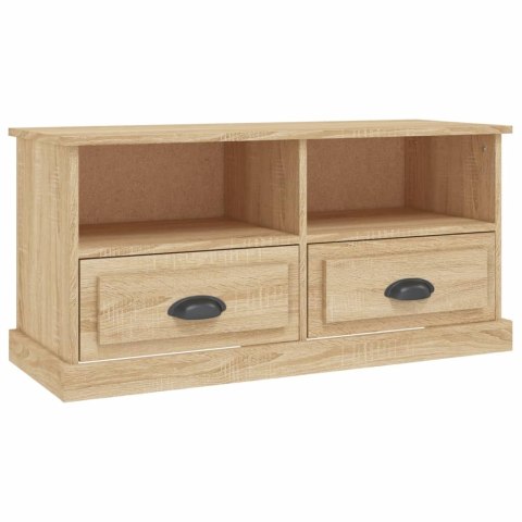  Szafka pod TV dąb sonoma 93x35,5x45 cm materiał drewnopochodny