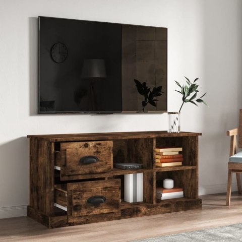  Szafka pod TV, przydymiony dąb, 102x35,5x47,5 cm