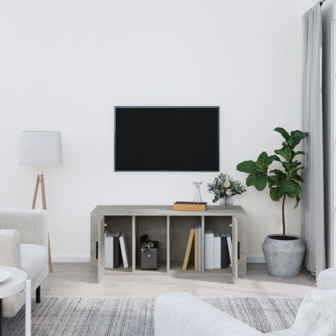  Szafka pod TV, szarość betonu, 100x35x40 cm