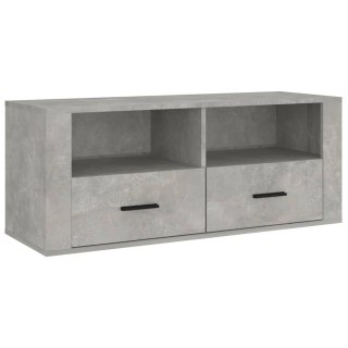  Szafka pod TV, szarość betonu, 100x35x40 cm