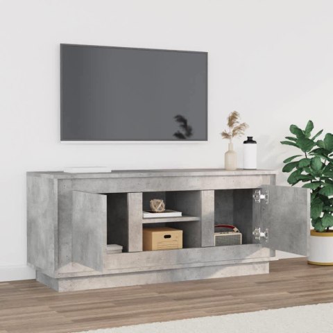  Szafka pod TV, szarość betonu, 102x35x45 cm