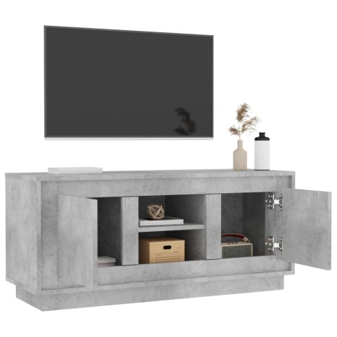  Szafka pod TV, szarość betonu, 102x35x45 cm