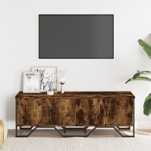  Szafka pod TV, przydymiony dąb, 122x34x41 cm