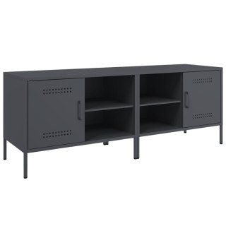  Szafki pod TV, 2 szt., antracytowe, 68x39x50,5 cm, stalowe