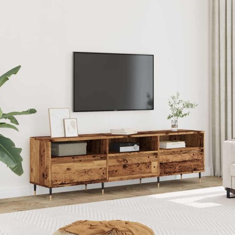  Szafka pod TV, stare drewno, 150x30x44,5 cm