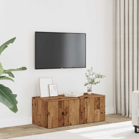  Szafka pod TV, stare drewno, 80x34x30 cm