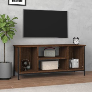  Szafka pod TV, brązowy dąb 102x35x45 cm materiał drewnopochodny