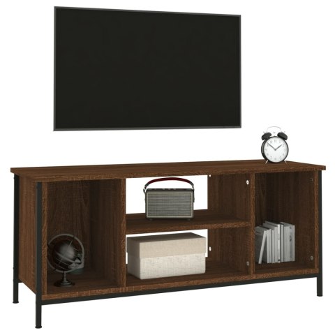  Szafka pod TV, brązowy dąb 102x35x45 cm materiał drewnopochodny