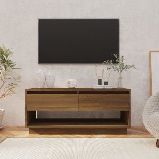  Szafka pod TV, brązowy dąb 102x41x44 cm materiał drewnopochodny