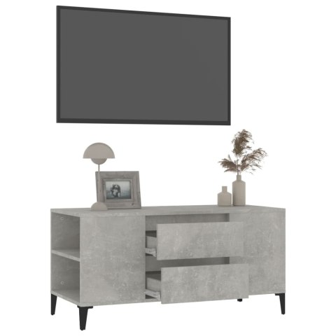  Szafka pod TV, szarość betonu, 102x44,5x50 cm