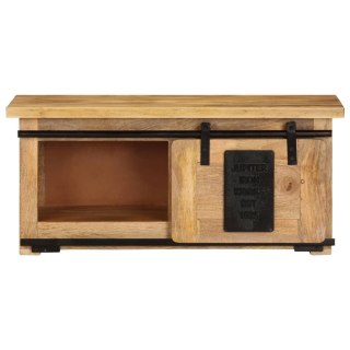  Szafka pod TV, 90x35x40 cm, lite drewno mango