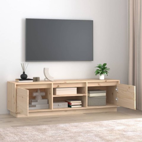  Szafka pod telewizor, 140x35x40 cm, lite drewno sosnowe