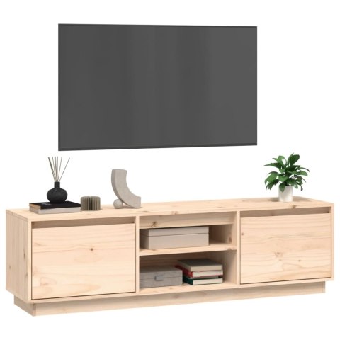  Szafka pod telewizor, 140x35x40 cm, lite drewno sosnowe