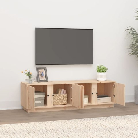  Szafka pod telewizor, 140x40x40 cm, lite drewno sosnowe