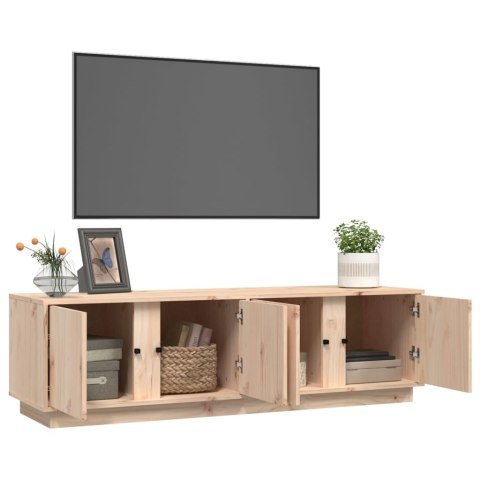  Szafka pod telewizor, 140x40x40 cm, lite drewno sosnowe