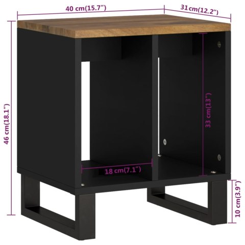  Stolik boczny, 40x31x46 cm, drewno i materiał drewnopochodny