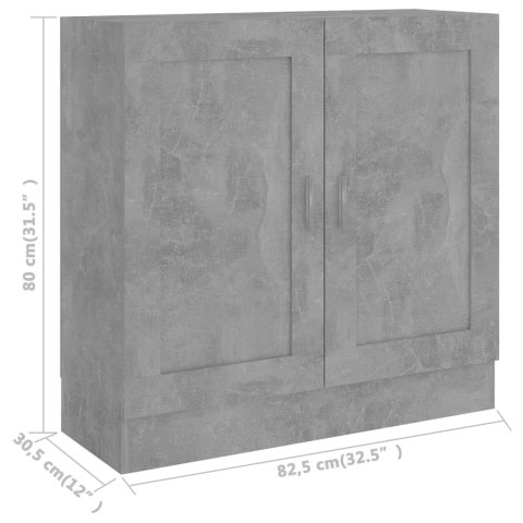  Szafka, szarość betonu 82,5x30,5x80 cm, materiał drewnopochodny