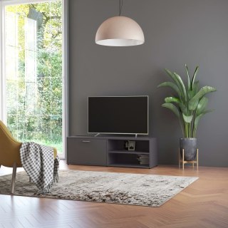  Szafka pod TV, szara, 120x34x37 cm, materiał drewnopochodny