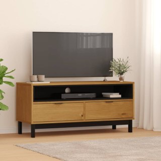  Szafka pod TV FLAM, 110x40x50 cm, lite drewno sosnowe